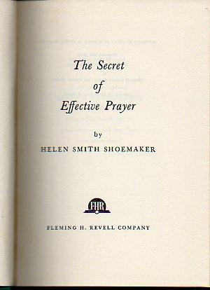 Seller image for THE SECRET OF EFFECTIVE PRAYER. for sale by angeles sancha libros