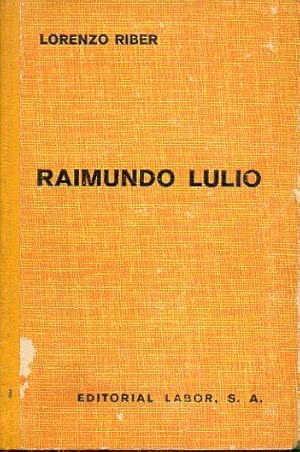 Bild des Verkufers fr RAIMUNDO LULIO ( RAMON LLULL). zum Verkauf von angeles sancha libros