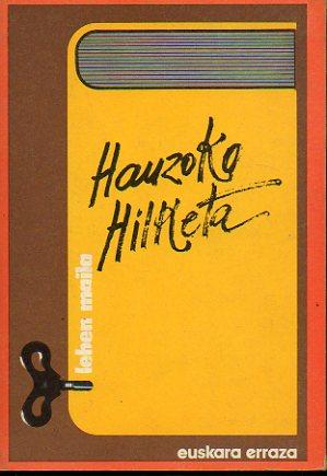 Imagen del vendedor de HAUZOKO HILKETA. a la venta por angeles sancha libros