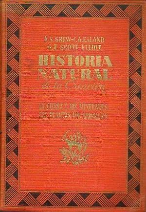 Seller image for HISTORIA NATURAL DE LA CREACIN. LA TIERRA Y LOS MINERALES. LAS PLANTAS. LOS ANIMALES. Trad. y adapt. Jos M Borrs. for sale by angeles sancha libros