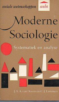 Imagen del vendedor de MODERNE SOCIOLOGIE. Systematiek en analyse. a la venta por angeles sancha libros