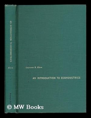 Bild des Verkufers fr An introduction to econometrics zum Verkauf von MW Books Ltd.