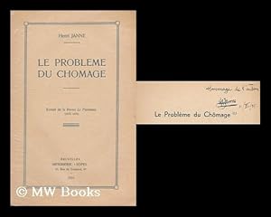 Imagen del vendedor de Le probleme du chomage : extrait de la Revue Le Flambeau (Mai 1935) a la venta por MW Books Ltd.