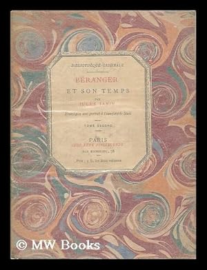 Seller image for Beranger et son temps / par Jules Janin for sale by MW Books Ltd.