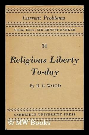 Seller image for Religious liberty today for sale by MW Books Ltd.