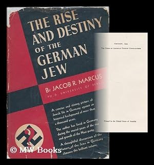 Image du vendeur pour The rise and destiny of the German Jew mis en vente par MW Books Ltd.