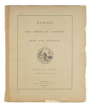 Memoirs of The American Academy of Arts and Sciences