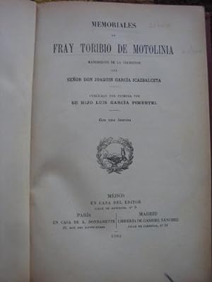 Seller image for Memoriales for sale by Libros del cuervo