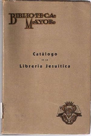 Imagen del vendedor de Catlogo De La Librera Jesutica : [Tomo I: A-F] a la venta por Mike's Library LLC