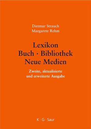 Bild des Verkufers fr Lexikon Buch - Bibliothek - Neue Medien zum Verkauf von AHA-BUCH GmbH