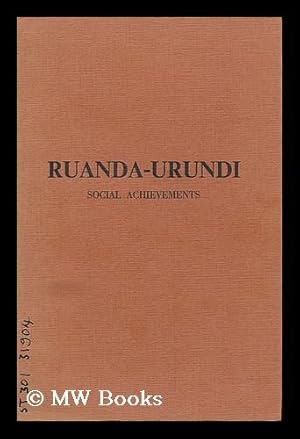 Seller image for Ruanda-Urundi; social achievements for sale by MW Books