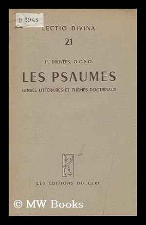 Imagen del vendedor de Les Psaumes : genres litteraires et themes doctrinaux / traduit du neerlandais a la venta por MW Books