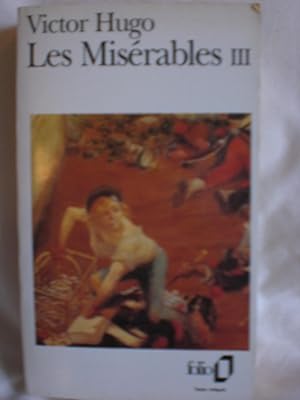 Bild des Verkufers fr Les Misrables volume 3 zum Verkauf von MacKellar Art &  Books