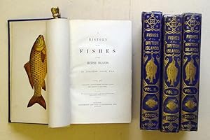 A history of the fishes of the British Islands. (4 Bde. compl.).
