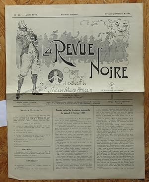 La Revue Noire, Organe Officiel et Eclusif Du Conservatoire Africain