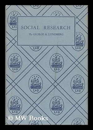 Imagen del vendedor de Social Research, a Study in Methods of Gathering Data a la venta por MW Books
