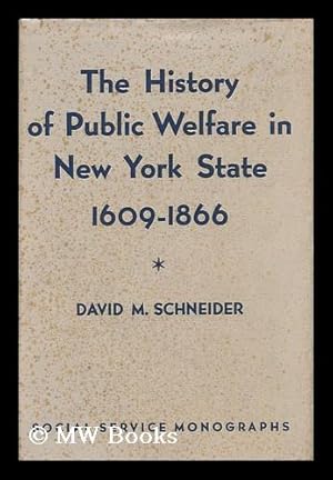 Seller image for The History of Public Welfare in New York State for sale by MW Books