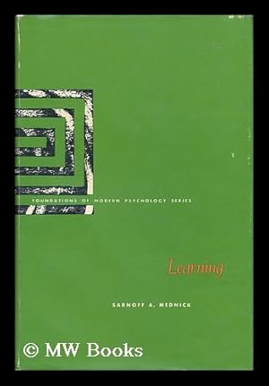 Immagine del venditore per Learning [By] Sarnoff A. Mednick, with the Collaboration of Howard R. Pollio venduto da MW Books Ltd.