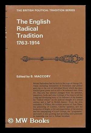 Bild des Verkufers fr The English Radical Tradition, 1763-1914 zum Verkauf von MW Books Ltd.