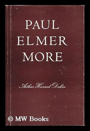 Bild des Verkufers fr Paul Elmer More zum Verkauf von MW Books Ltd.