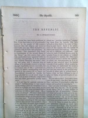 Seller image for The Republic, in Two Parts for sale by Legacy Books II
