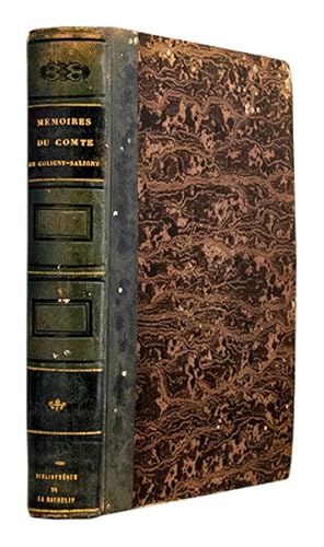 Bild des Verkufers fr 1- COLIGNY-SALIGNY (Jean de). Mmoires du comte de Coligny-Saligny. Publis pour la Socit de l'Histoire de France par M. Monmerqu. Paris, Jules Renouard, 1841. (3) f., lvj, 152 p. 2- VILLETTE (Philippe Le Valois, marquis de). Mmoires du marquis de Villette. Publis pour la Socit de l'Histoire de France par M. Monmerqu. Paris, Jules Renouard, 1844. (3) f., lxviij, 362 p. zum Verkauf von Librairie HATCHUEL