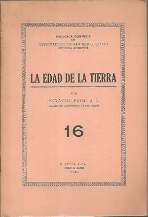 Seller image for LA EDAD DE LA TIERRA. for sale by Librera Javier Fernndez