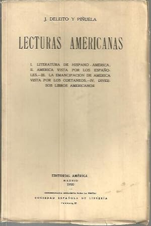 Seller image for LECTURAS AMERICANAS. for sale by Librera Javier Fernndez