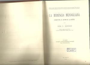 Seller image for LA HERENCIA MENDELIANA. INTRODUCCION AL ESTUDIO DE LA GENETICA. for sale by Librera Javier Fernndez