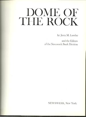 Bild des Verkufers fr DOME OF THE ROCK. zum Verkauf von Librera Javier Fernndez