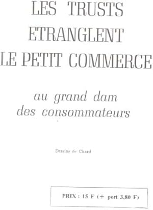 Image du vendeur pour Les trust etranglent le petit commerce mis en vente par librairie philippe arnaiz