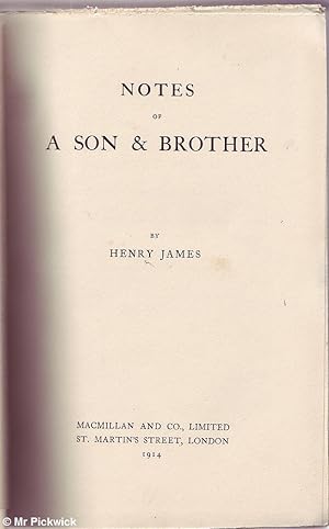 Notes of a Son and Brother