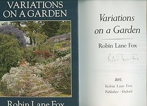 Seller image for Variations on a Garden [Signed] for sale by Little Stour Books PBFA Member
