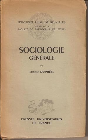 Seller image for SOCIOLOGIE GENERALE for sale by Gustavo I. Gonzalez