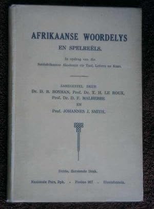 Image du vendeur pour Afrikaanse Woordelys En Spelreels. Africaans. mis en vente par Tony Hutchinson