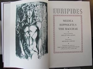 Three Plays by Euripides;