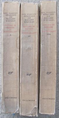 Histoire de Madame de Montbrillant; 3 vols