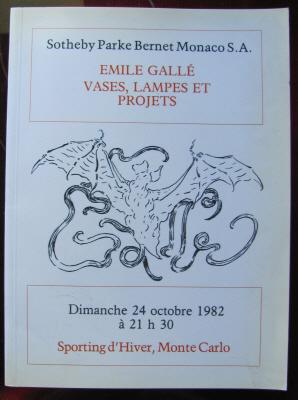 Emile Galle Vases, Lampes et Projets;