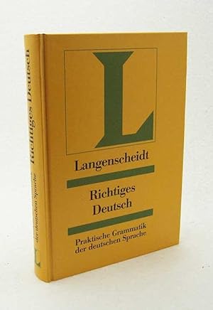 Seller image for Richtiges Deutsch : praktische Grammatik der deutschen Sprache / von Max Flckiger u. Peter Gallmann for sale by Versandantiquariat Buchegger