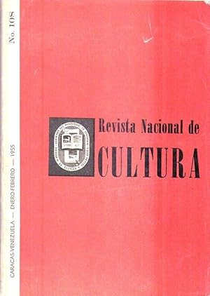 REVISTA NACIONAL DE CULTURA - No. 108. Año XVII, enero - febrero de 1955