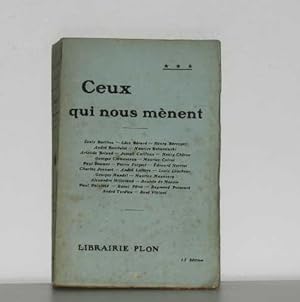 Ceux qui nous mènent