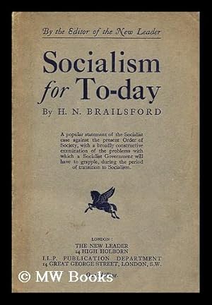 Seller image for Socialism for to-day / by Henry Noel Brailsford for sale by MW Books