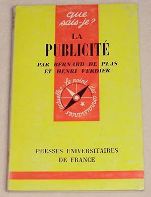 Seller image for LA PUBLICITE for sale by LE BOUQUINISTE