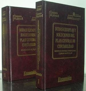 DUDAS, EJEMPLOS Y SOLUCIONES DEL PLAN GENERAL DE CONTABILIDAD. RESOLUCIONES, CONSULTAS Y MANUALES...