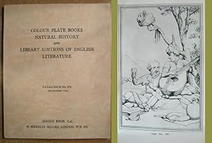 Immagine del venditore per Colour Plate Books, Natural History, and Library Editions of English Literature: Catalogue 974: November 1976 venduto da Veery Books