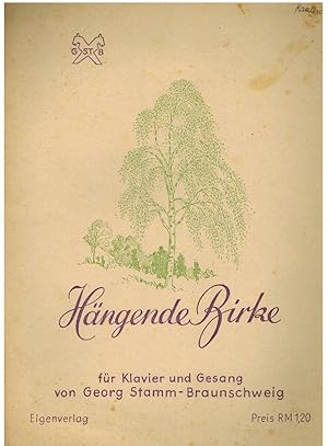 Hängende Birke - Noten für Klavier und Gesang