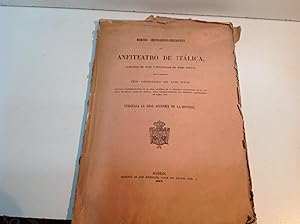 Imagen del vendedor de MEMORIA ARQUEOLGICA DESCRIPTIVA DEL ANFITEATRO DE ITALICA RIOS, DEMETRIO DE LOS 1862 a la venta por LIBRERIA ANTICUARIA SANZ