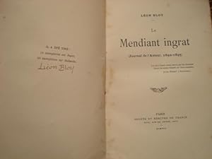 Le Mendiant Ingrat (journal de l'auteur 1892-1895)
