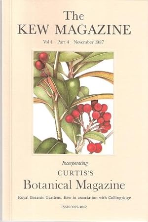 Bild des Verkufers fr The Kew Magazine ( Curtis's Botanical Magazine) Volume 4 Part 4 - includes The Genus Skimmia zum Verkauf von Mike Park Ltd