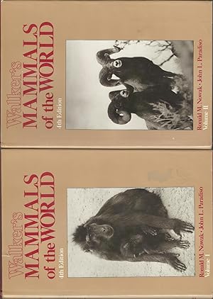 Bild des Verkufers fr Walker's Mammals of the World (Volume 1 and Volume 2, complete) zum Verkauf von Dorley House Books, Inc.